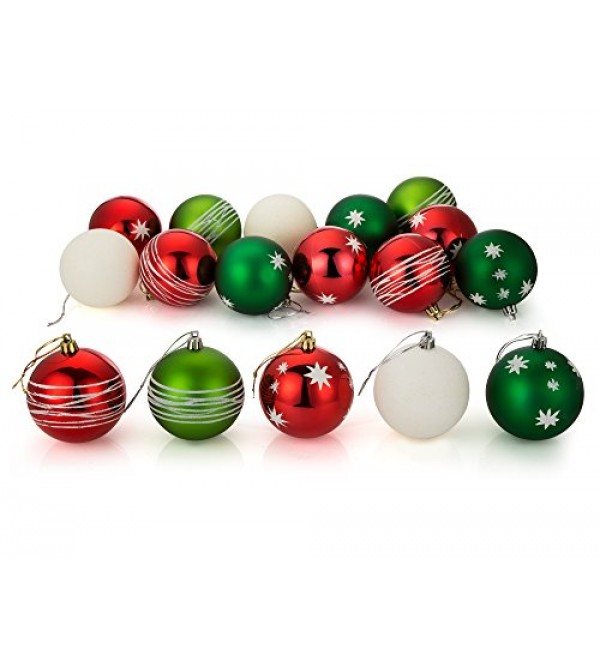 Shatterproof Christmas Tree Decorations Ball Ornaments