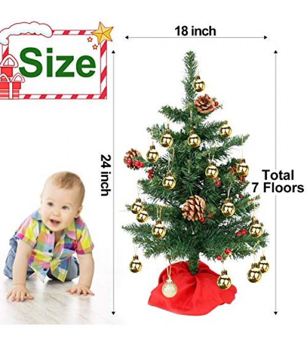 24 Inch Tabletop Christmas Tree