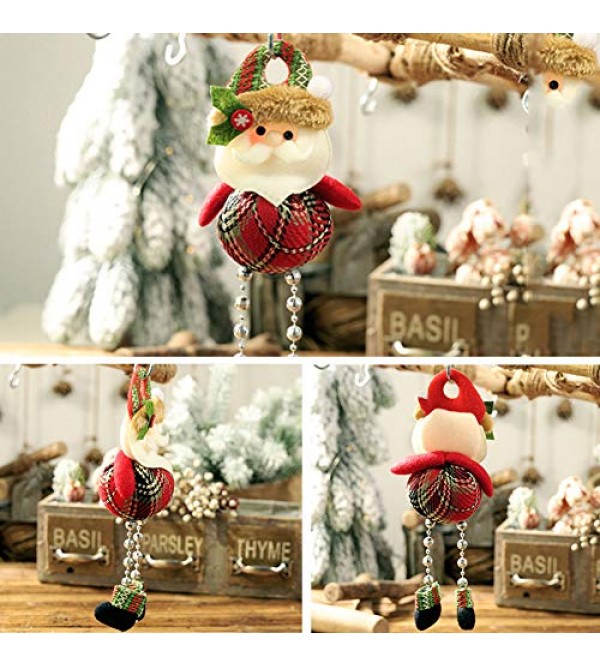 Christmas Ornaments for Home Christmas Tree Decorations, with Santa Claus